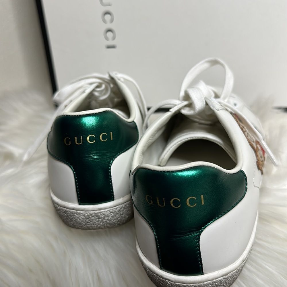 💯Authentic Gucci Sneakers with Cherryline Size 5.5 🍀 - Picture 4 of 15